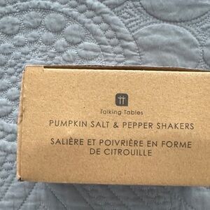 Talking Tables Pumpkin Salt & Pepper Shakers - Brown